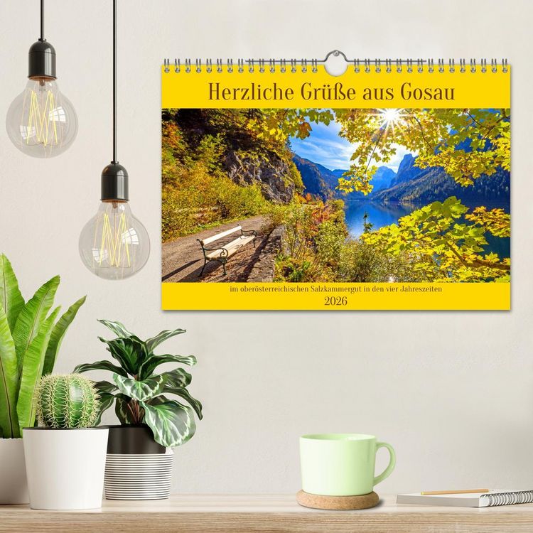 Produktbild: Herzliche Gr&uuml;&szlig;e aus Gosau (Wandkalender 2026 DIN A4 quer), CALVENDO Monatskalender