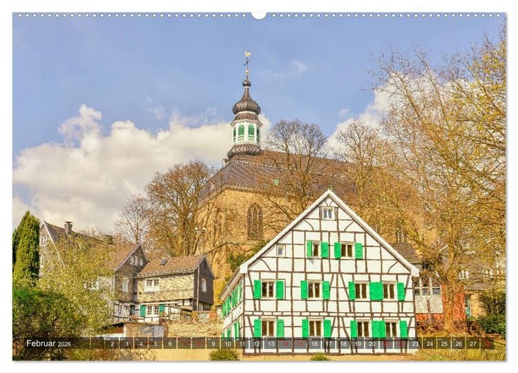 Produktbild: Nordrhein-Westfalen - Stadtansichten (Wandkalender 2026 DIN A2 quer), CALVENDO Monatskalender