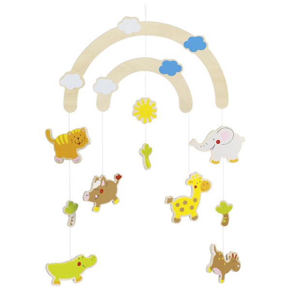 Produktbild: goki Mobile Dschungelfreunde, Holz, -teilg