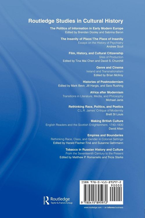 Produktbild: Tobacco in Russian History and Culture