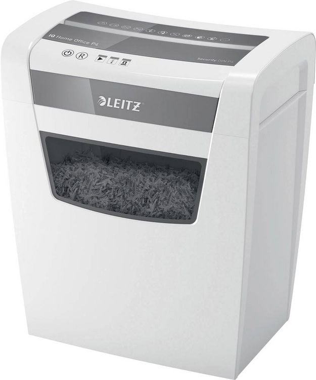 Produktbild: LEITZ&reg; Aktenvernichter IQ Home Office, Partikelschnitt 4 x 28 mm