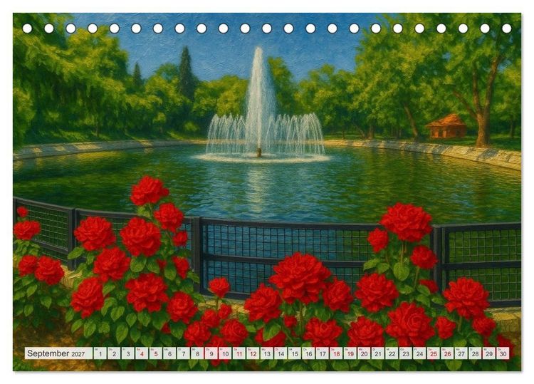 Produktbild: Sehenswertes in Istanbul - Die Sprache der Farben (Tischkalender 2027 DIN A5 quer), CALVENDO Monatskalender