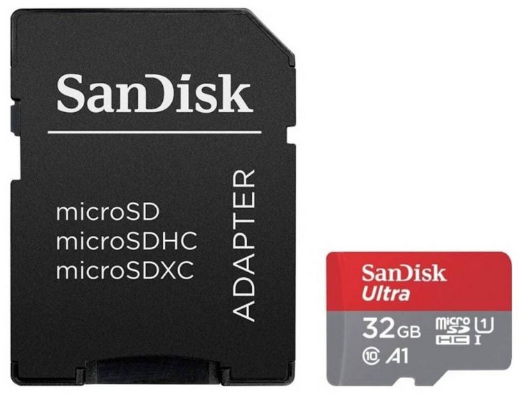 Produktbild: SanDisk Ultra microSDHC-Karte Retail 32GB
