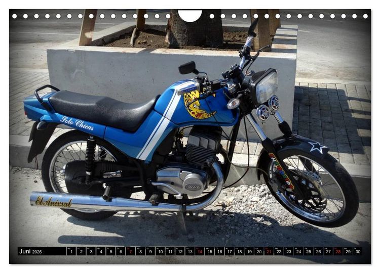 Produktbild: Motorrad-Legenden: JAWA (Wandkalender 2026 DIN A4 quer), CALVENDO Monatskalender