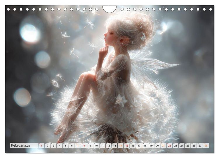 Produktbild: Zauberlicht und Elfenfl&uuml;gel (Wandkalender 2026 DIN A4 quer), CALVENDO Monatskalender