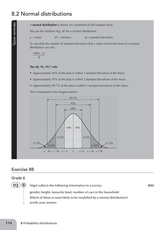 Produktbild: Edexcel GCSE (9-1) Statistics Practice Book