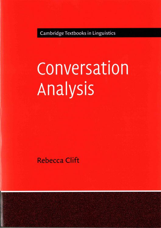 Produktbild: Conversation Analysis
