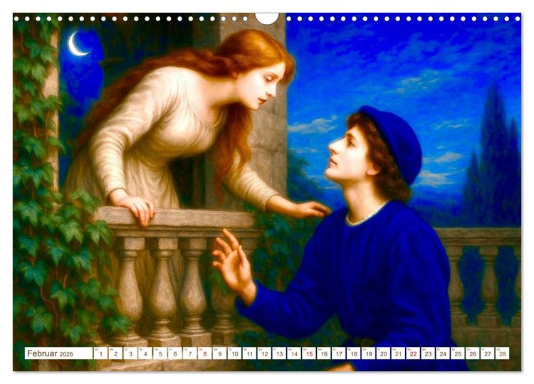 Produktbild: William Shakespeare (Wandkalender 2026 DIN A3 quer), CALVENDO Monatskalender