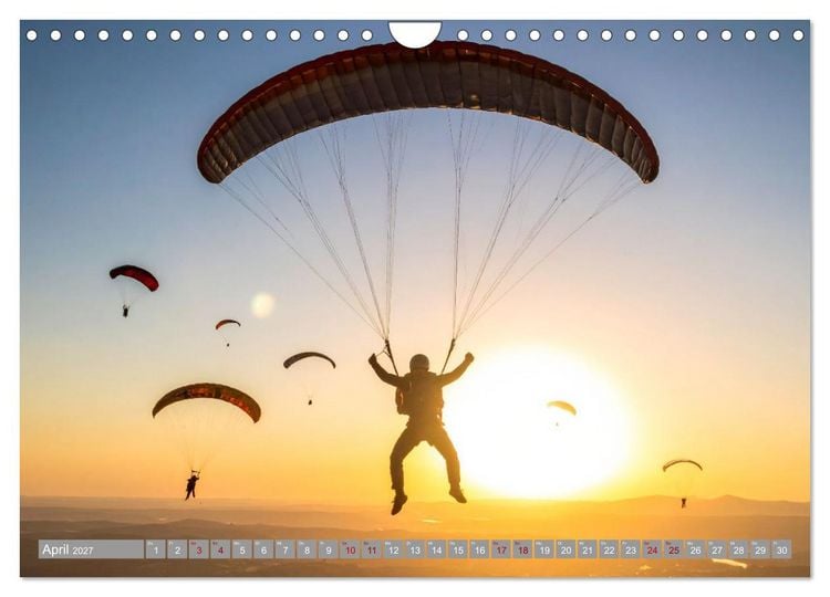 Produktbild: Luftspr&uuml;nge riskieren (Wandkalender 2027 DIN A4 quer), CALVENDO Monatskalender