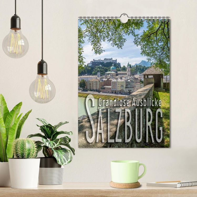 Produktbild: SALZBURG Grandiose Ausblicke (Wandkalender 2026 DIN A4 hoch), CALVENDO Monatskalender