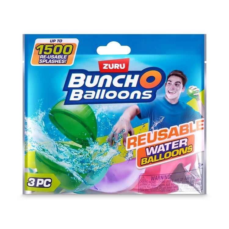 Produktbild: Bunch O Balloons wiederverwendbare Wasserballons 3er Pack