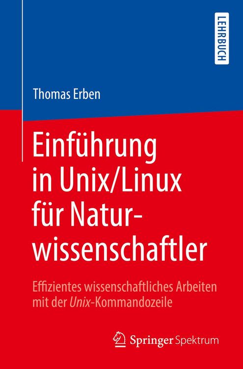 Produktbild: Einf&uuml;hrung in Unix/Linux f&uuml;r Naturwissenschaftler