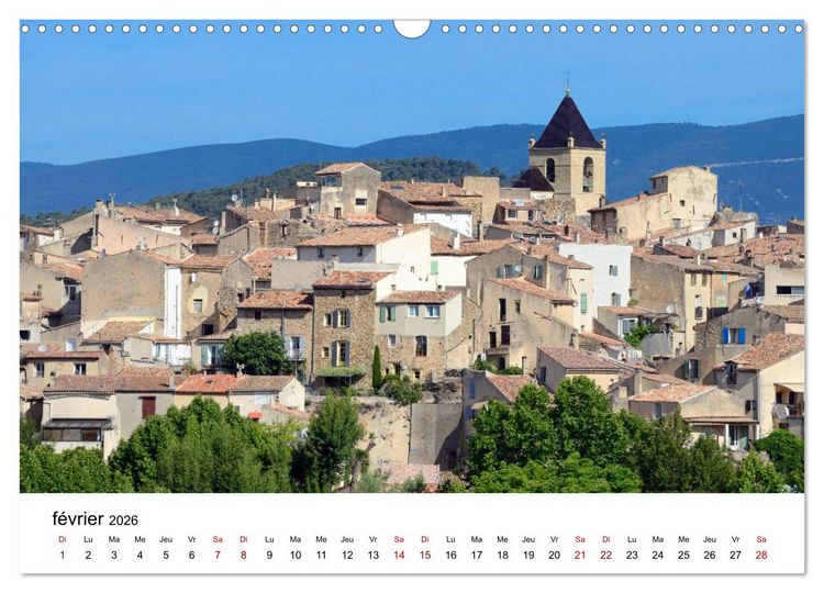 Produktbild: Les plus beaux villages du Luberon (Calendrier mural 2026 DIN A3 vertical), CALVENDO calendrier mensuel