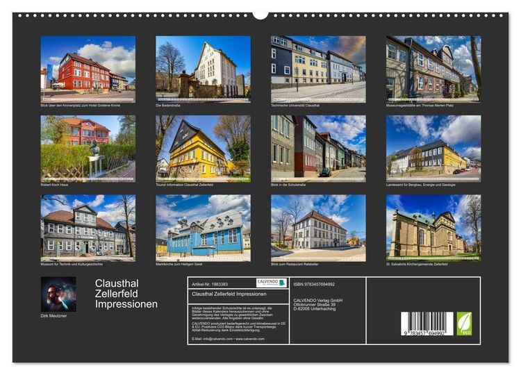 Produktbild: Clausthal Zellerfeld Impressionen (hochwertiger Premium Wandkalender 2026 DIN A2 quer), Kunstdruck in Hochglanz