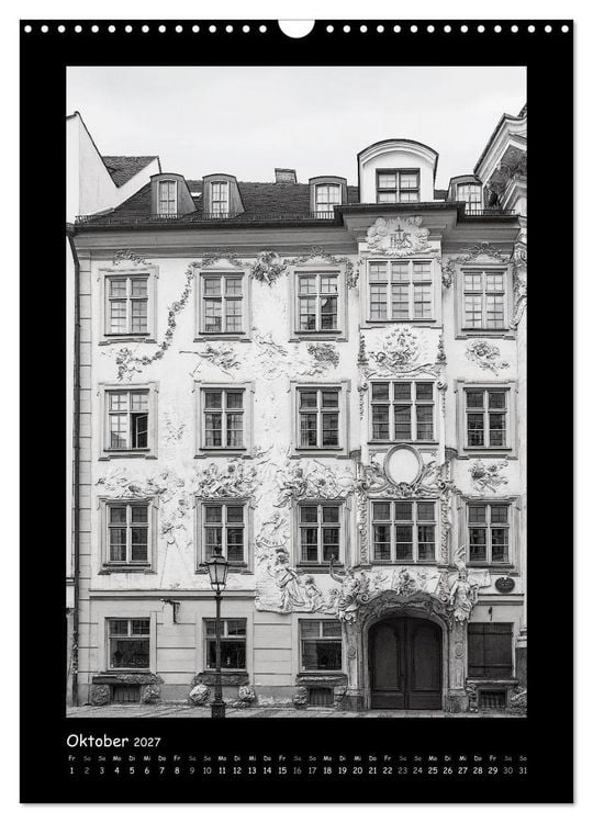 Produktbild: Liebenswertes M&uuml;nchen 2027 - Stilisierte Fotografien in schwarzwei&szlig; (Wandkalender 2027 DIN A3 hoch), CALVENDO Monatskalender