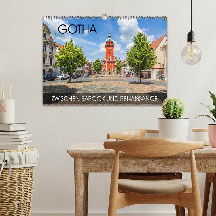 Produktbild: Gotha - zwischen Barock und Renaissance (Wandkalender 2026 DIN A3 quer), CALVENDO Monatskalender