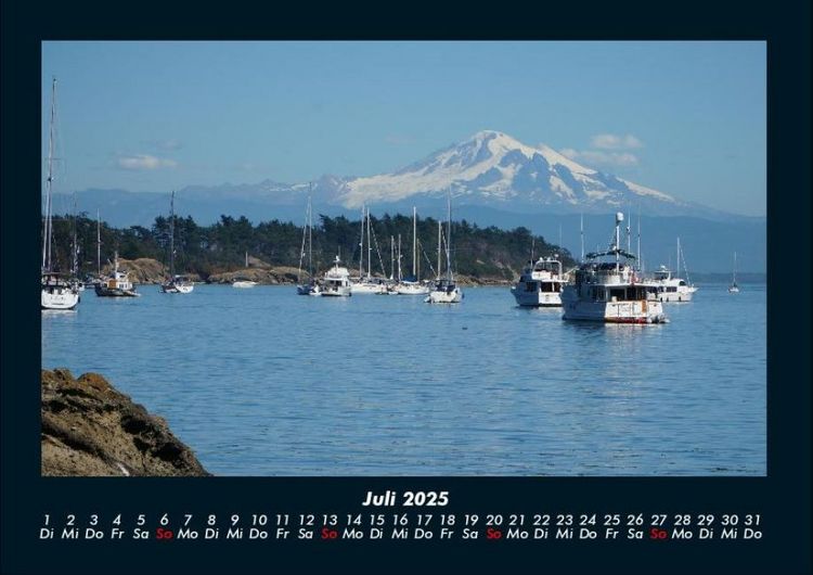 Produktbild: Boote 2025 Fotokalender DIN A4