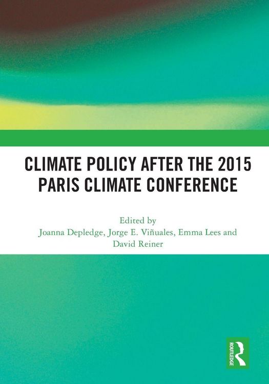 Produktbild: Climate Policy after the 2015 Paris Climate Conference