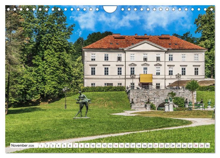 Produktbild: Ein Wochenende in Ljubljana (Wandkalender 2026 DIN A4 quer), CALVENDO Monatskalender