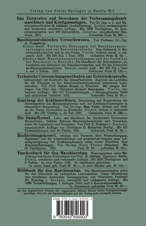 Produktbild: Der Einflu&szlig; der r&uuml;ckgewinnbaren Yerlustw&auml;rme des Hochdruckteils auf den Dampfverbrauch der Dampf-Turbinen