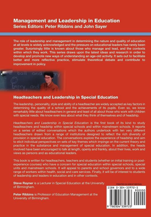 Produktbild: Headteachers and Leadership in Education