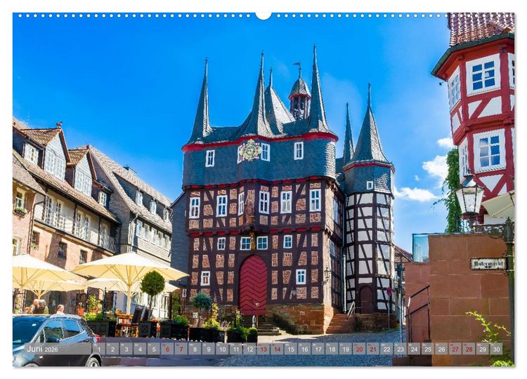 Produktbild: Ein Blick auf Frankenberg an der Eder (Wandkalender 2026 DIN A2 quer), CALVENDO Monatskalender
