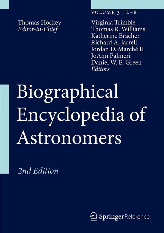 Produktbild: Biographical Encyclopedia of Astronomers