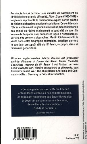 Produktbild: Speer : l'architecte d'Hitler