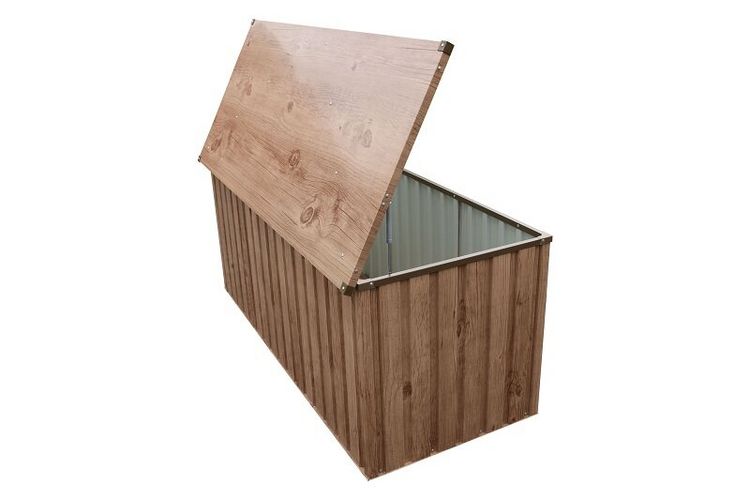 Produktbild: Metall Garten Ger&auml;tebox Kiste Kissenbox 770 L