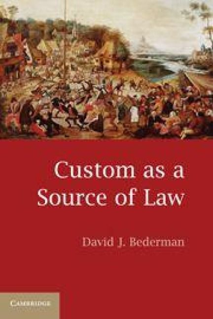 Produktbild: Custom as a Source of Law
