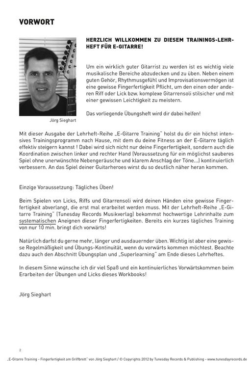Produktbild: E-Gitarre Training