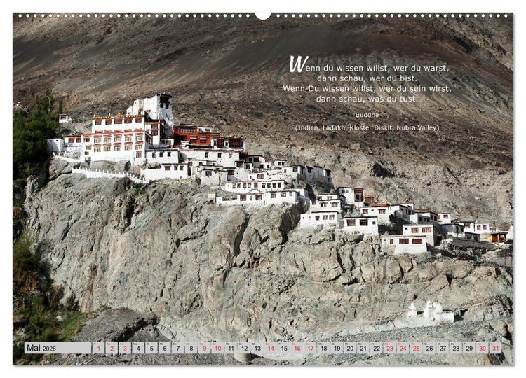 Produktbild: Lebensweisheiten aus aller Welt (hochwertiger Premium Wandkalender 2026 DIN A2 quer), Kunstdruck in Hochglanz