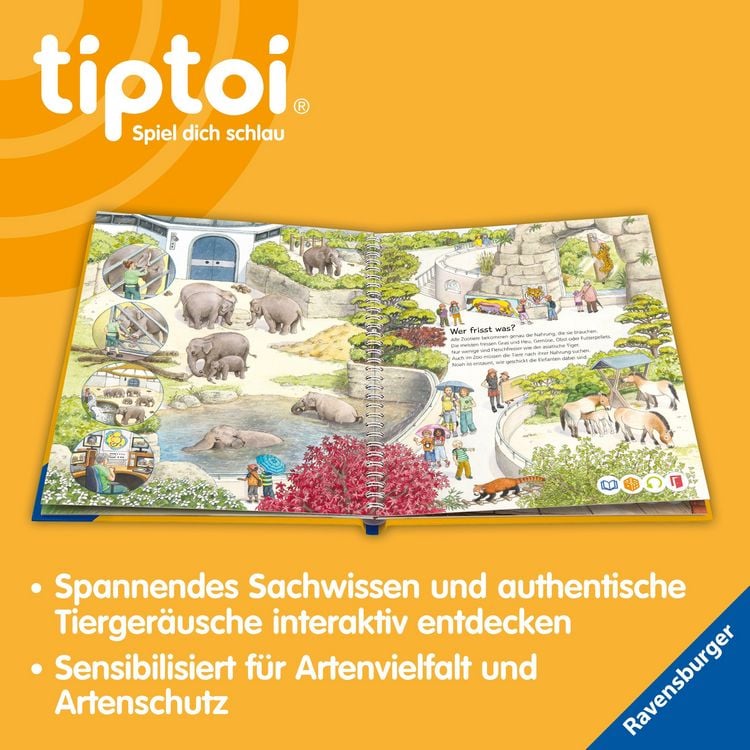 Produktbild: tiptoi&reg; Wieso? Weshalb? Warum? - Tiere im Zoo
