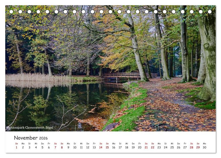 Produktbild: Emsland Impressionen (Tischkalender 2026 DIN A5 quer), CALVENDO Monatskalender