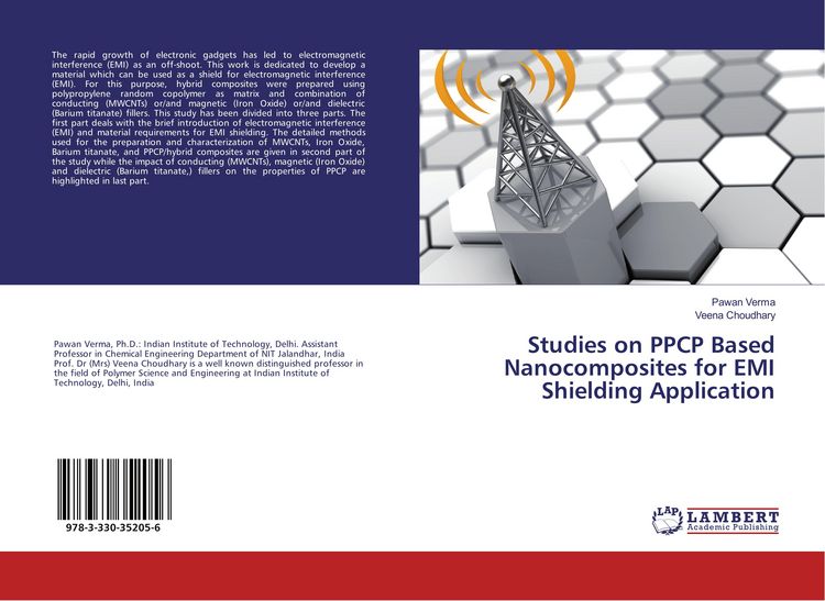 Produktbild: Studies on PPCP Based Nanocomposites for EMI Shielding Application