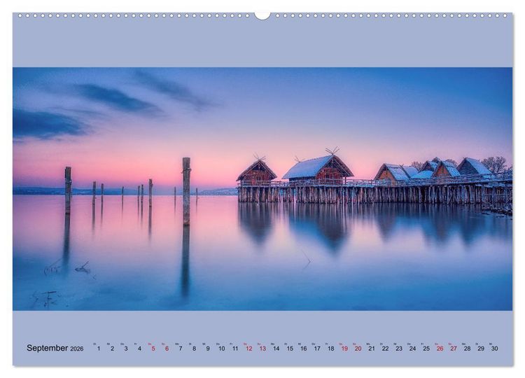 Produktbild: Bodensee Weitblicke (hochwertiger Premium Wandkalender 2026 DIN A2 quer), Kunstdruck in Hochglanz