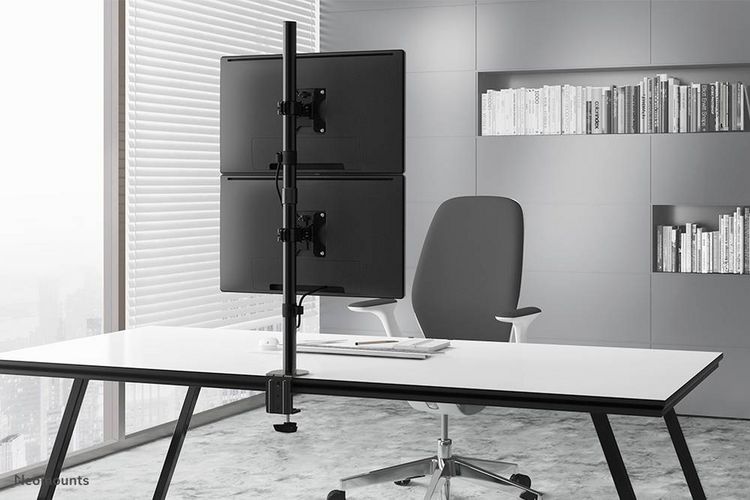 Produktbild: Neomounts FPMA-D550DVBLACK Monitor-Tischhalterung 2 Display(s) 25,4 cm (10") - 81,3 cm (32") Schwarz Schwenkbar, Rotierbar, Neigbar