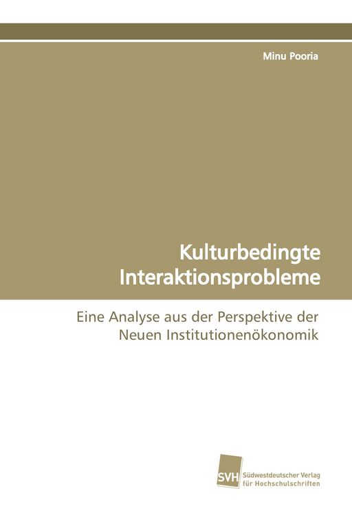 Produktbild: Kulturbedingte Interaktionsprobleme