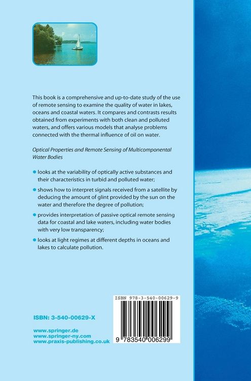 Produktbild: Optical Properties and Remote Sensing of Multicomponental Water Bodies