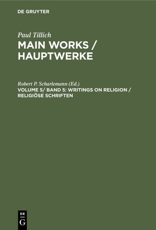 Produktbild: Writings on Religion / Religi&ouml;se Schriften