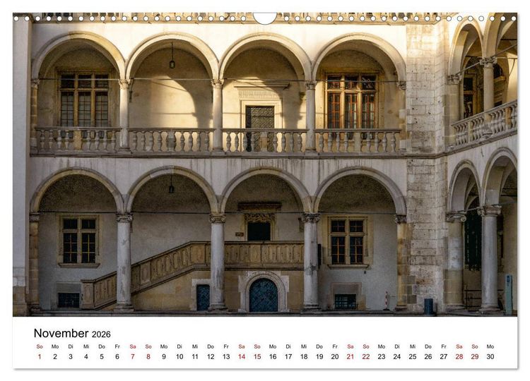 Produktbild: Krakau - die sch&ouml;nste Stadt Polens (Wandkalender 2026 DIN A3 quer), CALVENDO Monatskalender