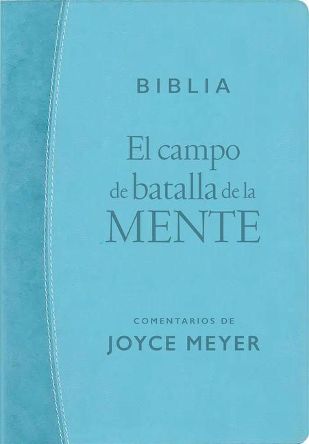 Produktbild: El Campo de Batalla de la Mente - Biblia Rvr1960 (Sentipiel, Azul Turquesa Claro)