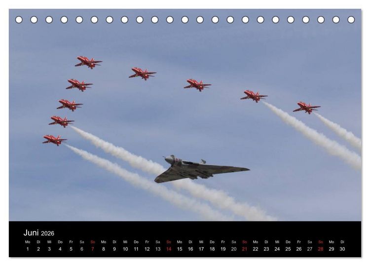 Produktbild: Milit&auml;rflugzeuge 2026 (Tischkalender 2026 DIN A5 quer), CALVENDO Monatskalender