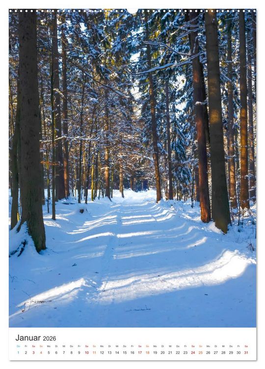 Produktbild: Herrliche Wanderwege (hochwertiger Premium Wandkalender 2026 DIN A2 hoch), Kunstdruck in Hochglanz