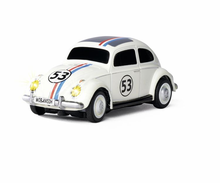 Produktbild: Carson Modellsport 500504153 VW Beetle Rallye 1:87 RC Modellauto Elektro Stra&szlig;enmodell inkl. Akku, Ladeger&auml;t und Senderbatterien