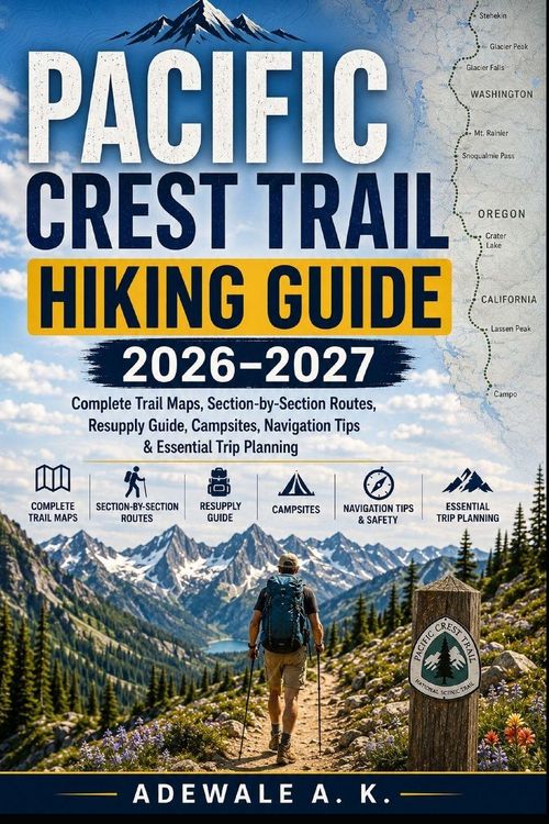 Produktbild: PACIFIC CREST TRAIL HIKING GUIDE 2026-2027