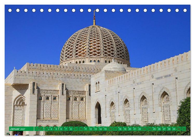 Produktbild: Unterwegs im Weihrauchland Oman (Tischkalender 2027 DIN A5 quer), CALVENDO Monatskalender
