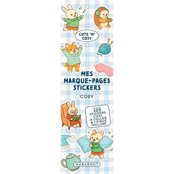 Produktbild: Mes marque page stickers - cosy