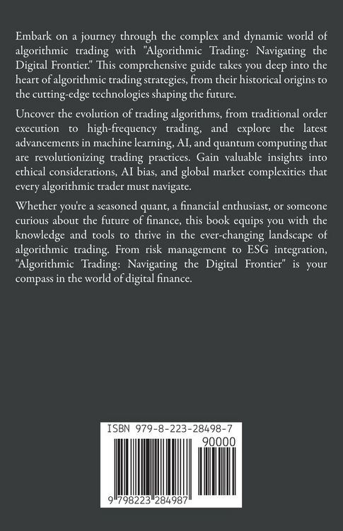 Produktbild: Algorithmic Trading