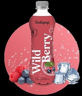 Produktbild: SODAPOP Wild Berry Bar Sirup 500ml f&uuml;r 4 Liter